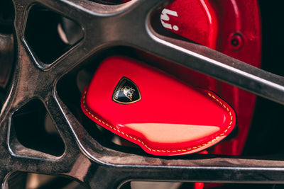 Bespoke Key Fob Cover in Ferrari Red Nappa