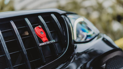 Bespoke Key Fob Cover in Ferrari Red Nappa