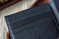 Bespoke Bifold Wallet in Black Chevre