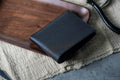 Bespoke Bifold Wallet in Black Chevre