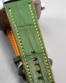 Bespoke Watch Strap in Pear Green Alligator