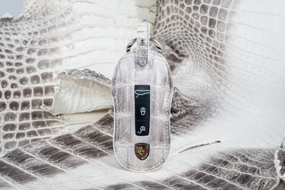 Bespoke Key Fob in Natural Himalayan Crocodile