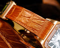 Bespoke Watch Strap in Metallic Brown Alligator