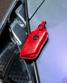 Bespoke Key Fob Cover in Red Crocodile