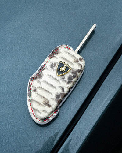 Bespoke Key Fob Cover in Himalayan Python