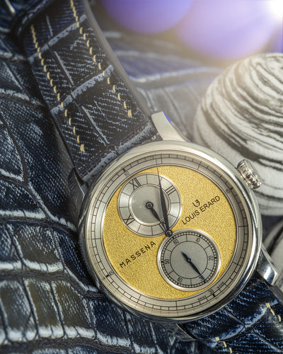 Bespoke Watch Strap in Denim Crocodile