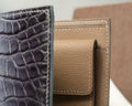 Bespoke Bifold Wallet in Ombre Dull Crocodile