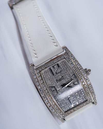 Bespoke Watch Strap in White Nappa