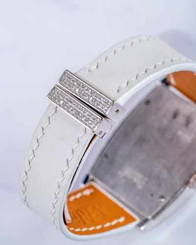 Bespoke Watch Strap in White Nappa