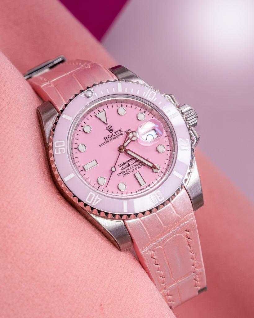 Baby pink rolex hot sale