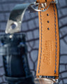 Bespoke Watch Strap in Navy Blue Crocodile