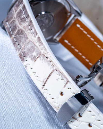 Bespoke Watch Strap in Natural Himalayan Crocodile