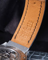 Bespoke Watch Strap in Metallic Black Crocodile