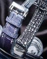 Bespoke Watch Straps in Ombre Dull Crocodile