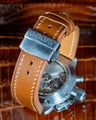 Bespoke Watch Strap in Golden Barenia