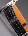 Bespoke Watch Strap in Jet Black Crocodile