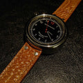 Bespoke Watch Strap in Brown Ostrich