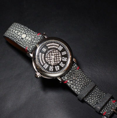 Bespoke Watch Strap in Grey Stingray