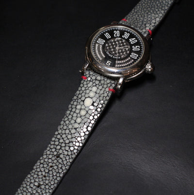 Bespoke Watch Strap in Grey Stingray