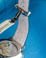 Bespoke Watch Strap in Miami Blue Crocodile